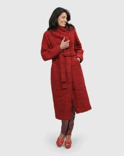Leading Lady Coat, Scarlet