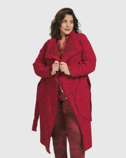 Leading Lady Coat, Scarlet