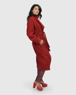 Leading Lady Coat, Scarlet