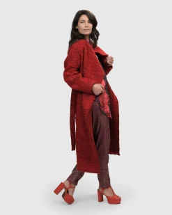 Leading Lady Coat, Scarlet