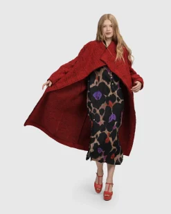 Leading Lady Coat, Scarlet