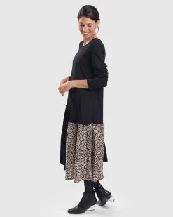 Leo A-Line Midi Dress