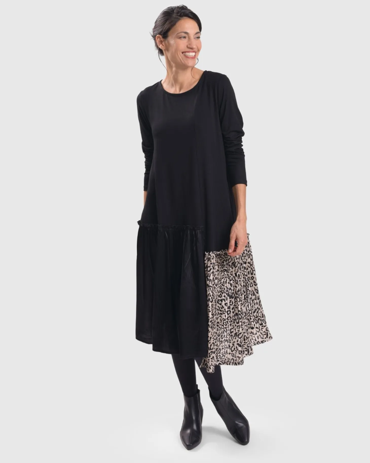 Leo A-Line Midi Dress