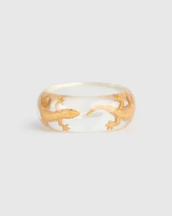 Lucky Bangle Bracelet, Gold