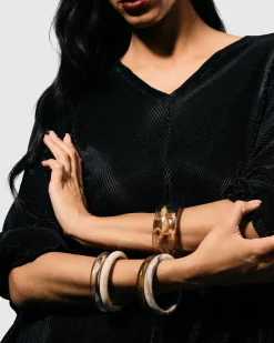 Lucky Bangle Bracelet, Gold