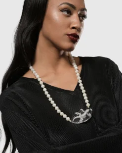 Lucky Bead Necklace, Frost