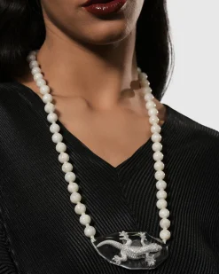 Lucky Bead Necklace, Frost