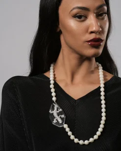 Lucky Bead Necklace, Frost