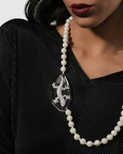 Lucky Bead Necklace, Frost