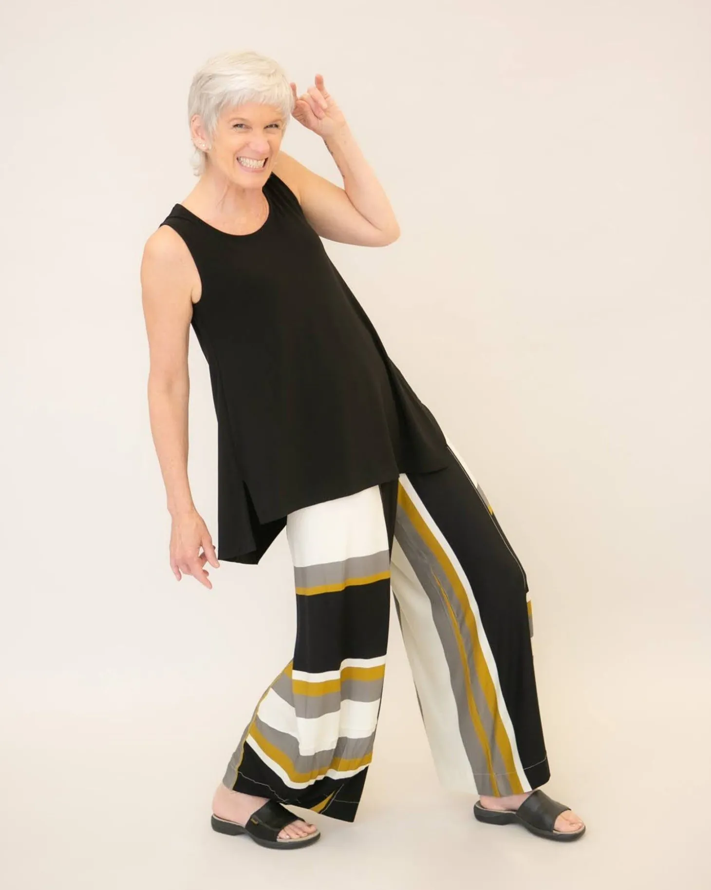 Marla Punto Pants, Stripes