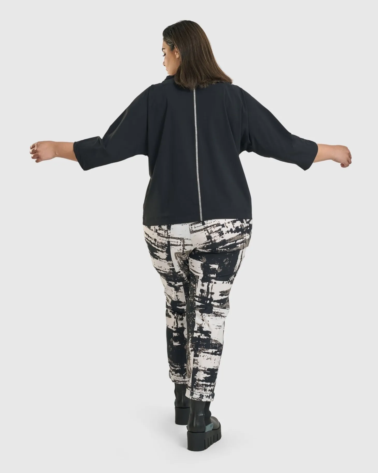 Matrix Boxy Top, Black