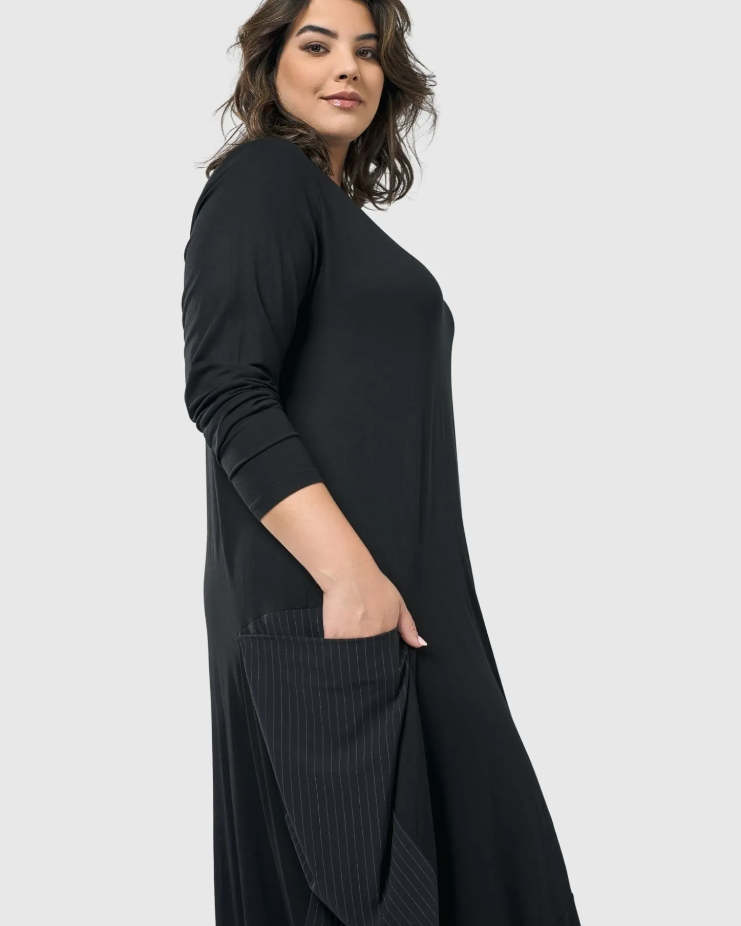 Midnight Maxi Dress, Black