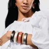 Minimalist Bangle Bracelet, Frost