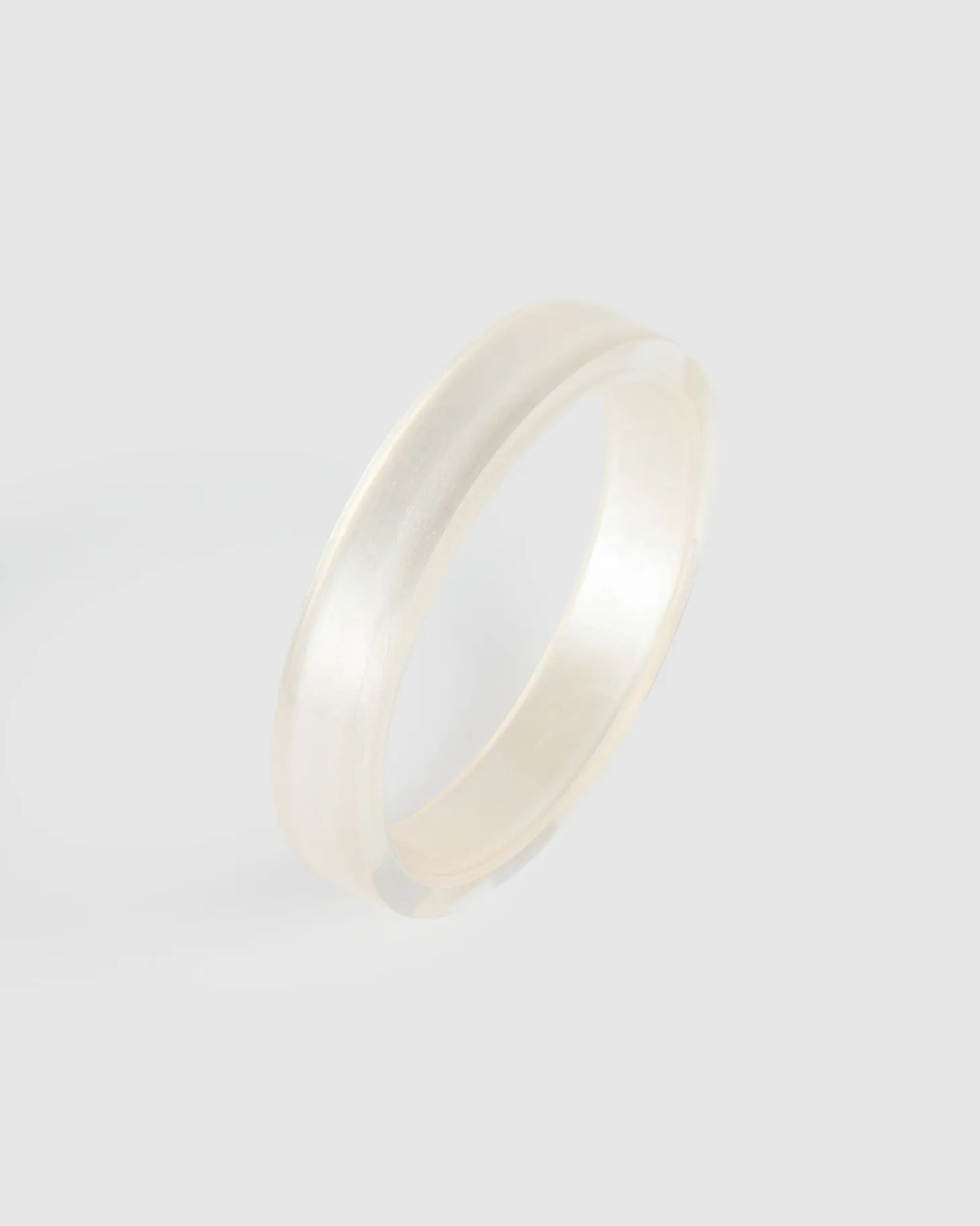Minimalist Bangle Bracelet, Frost