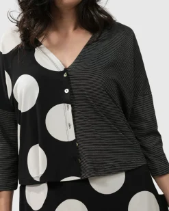 Minnie Crop Cardigan Mono