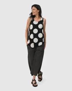 Minnie Sleeveless Uptown Top, Mono