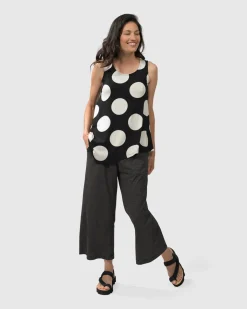 Minnie Sleeveless Uptown Top, Mono