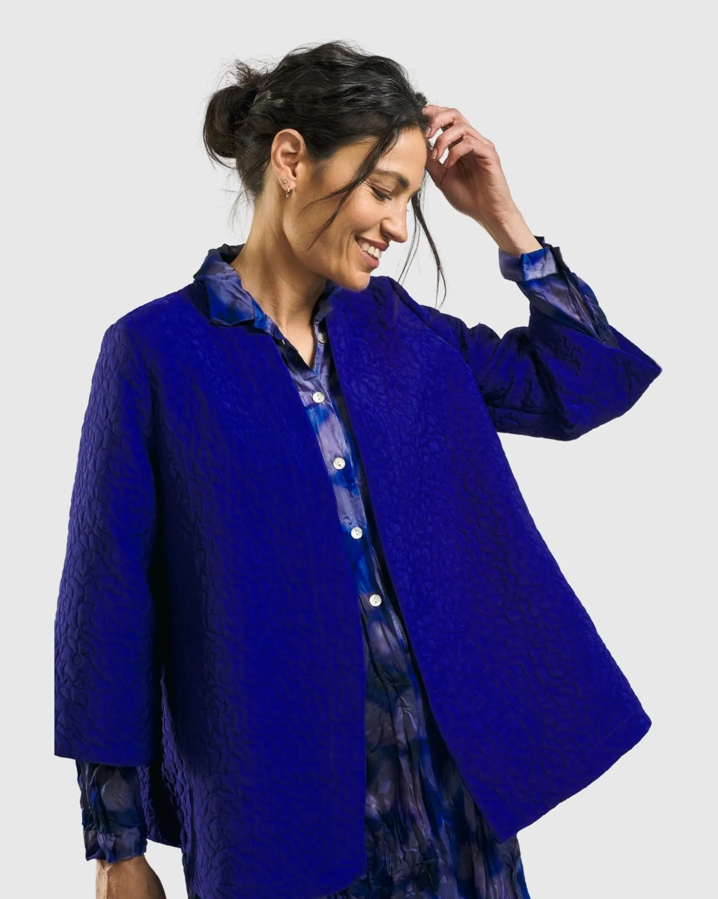 Monarch A-Line Jacket, Royal