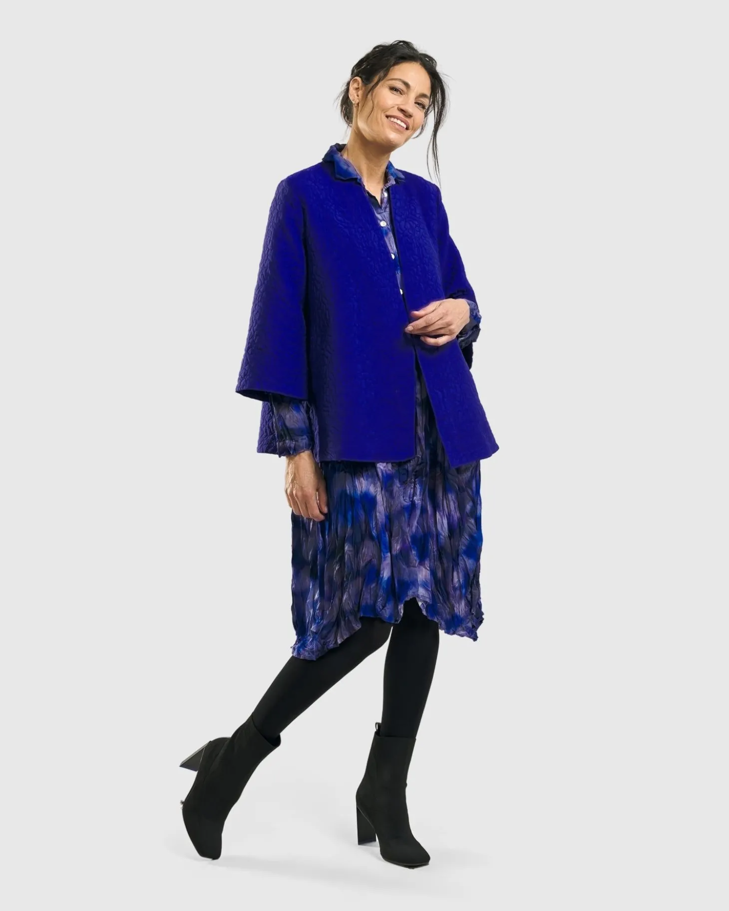 Monarch A-Line Jacket, Royal
