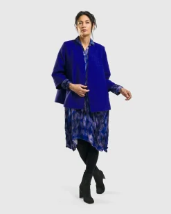 Monarch A-Line Jacket, Royal