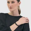 Monochrome Bangle Bracelet, Marble