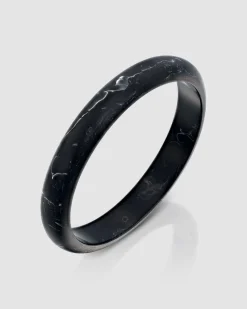 Monochrome Bangle Bracelet, Marble