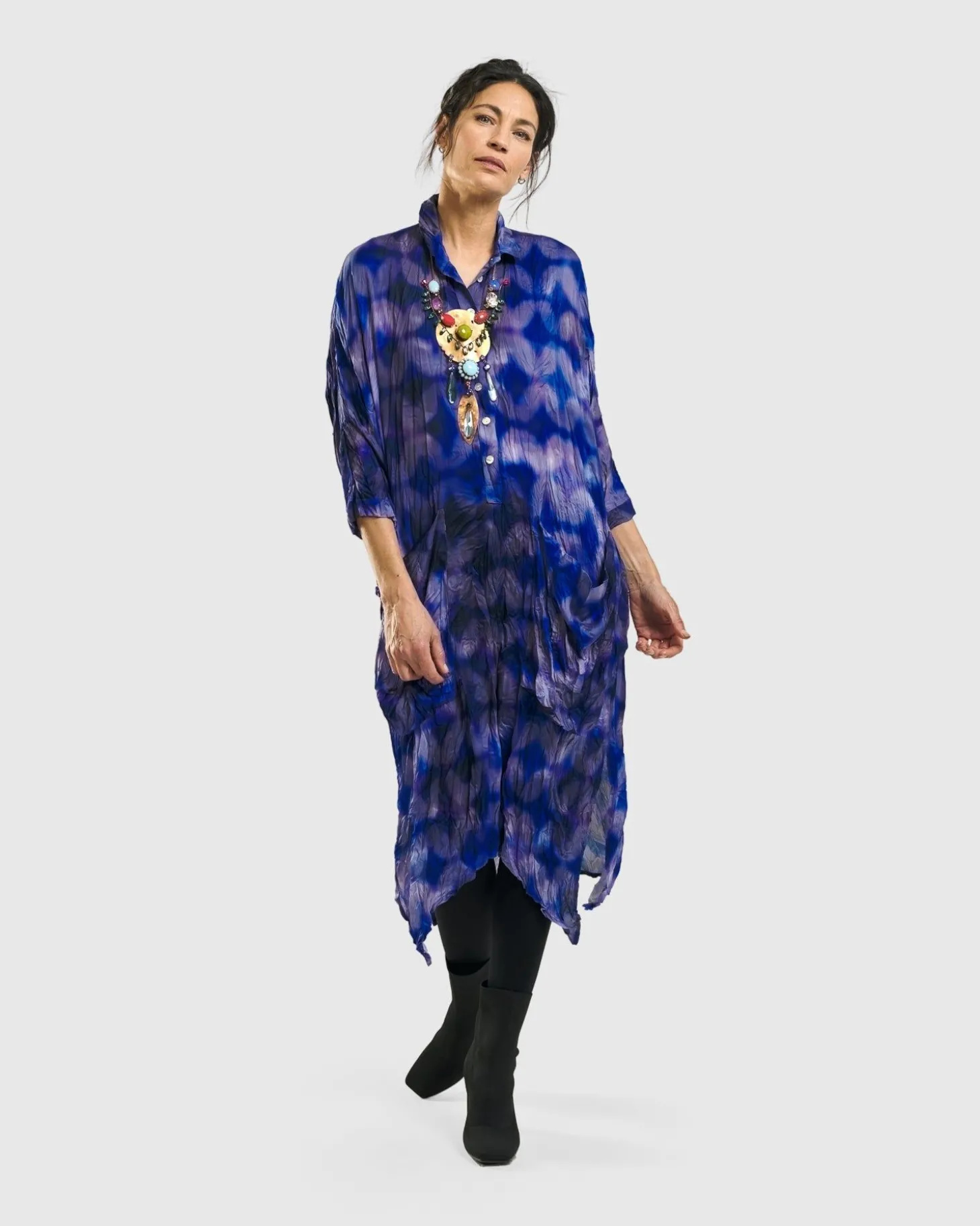 Moonbeam Midi Dress, Royal