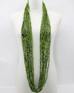 Next Pashmina Necklace, Summer Green/Black