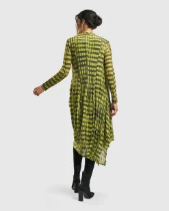 Nirvana A-Line Dress, Yellow