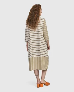 Oasis Caftan Dress, Cream