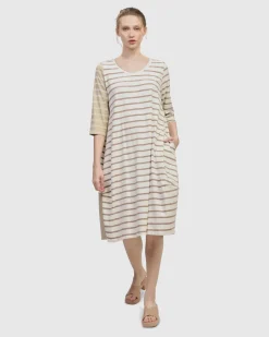 Oasis Caftan Dress, Cream