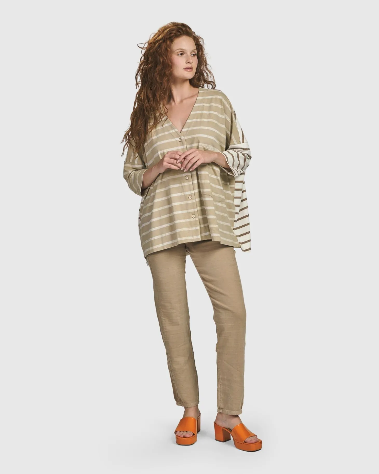 Oasis Oversized Cardigan, Tan