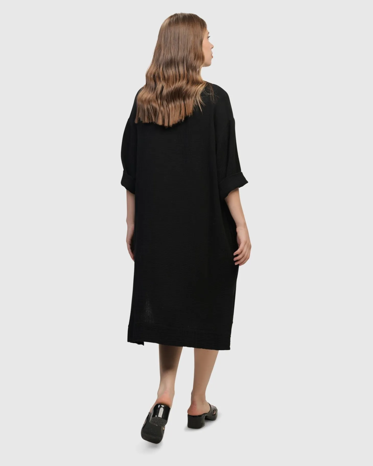 Oasis T-Shirt Dress, Black