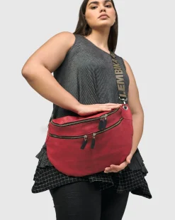 On-The-Go Large Sling Bag, Vermillion