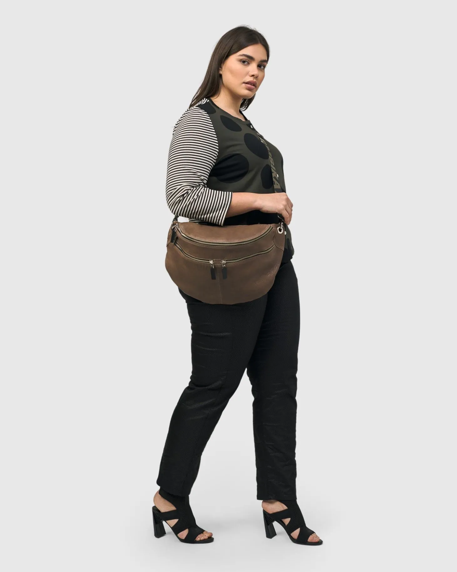 On-The-Go Large Sling Bag, Wood
