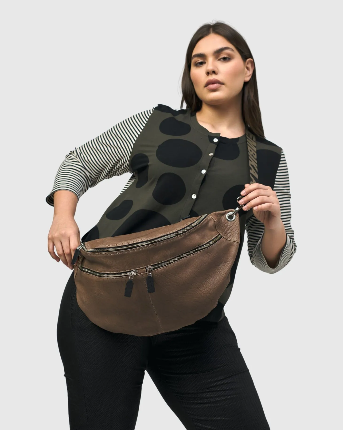 On-The-Go Large Sling Bag, Wood