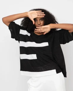 Ozai N Ku Apollo Tee, Black/White