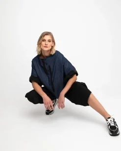 Ozai N Ku Barrel Leg Pants, Black