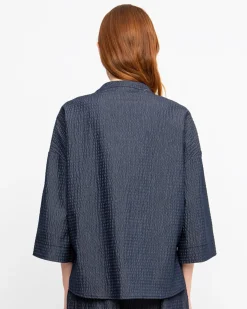 Ozai N Ku Bowie Textured Jacket, Denim