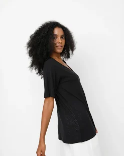 Ozai N Ku Boyfriend Tee, Black