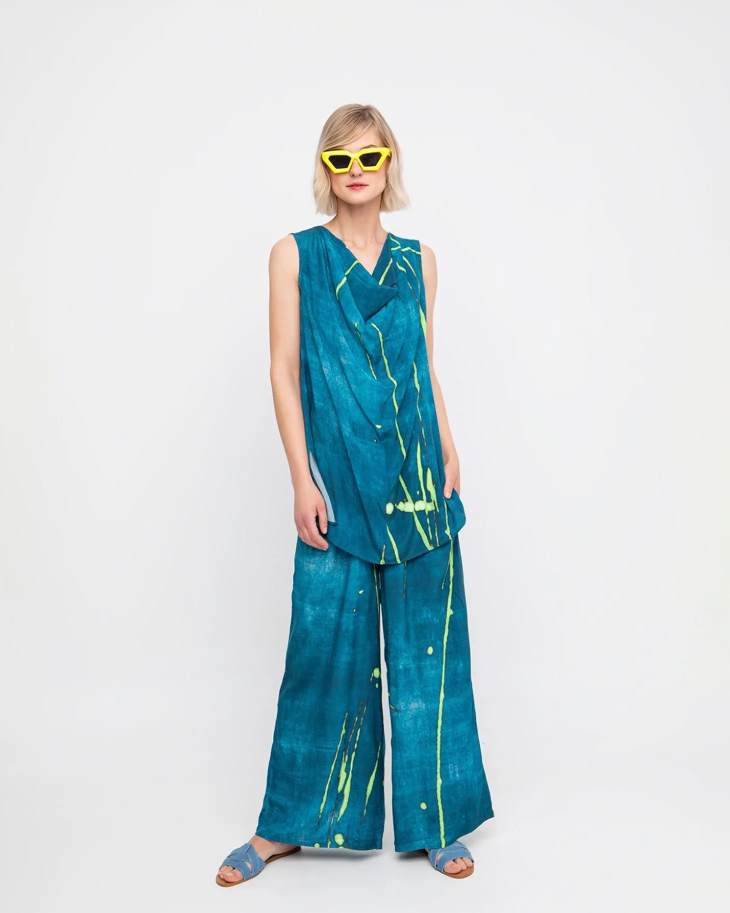 Ozai N Ku Breeze Pants, Ocean