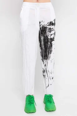 Ozai N Ku Crinkle Art House Pants, Black
