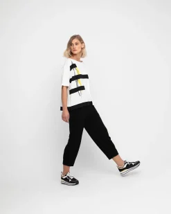 Ozai N Ku Cropped Slim Pants, Black