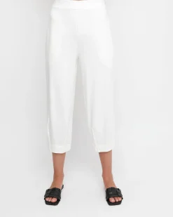 Ozai N Ku Cropped Slim Pants, White