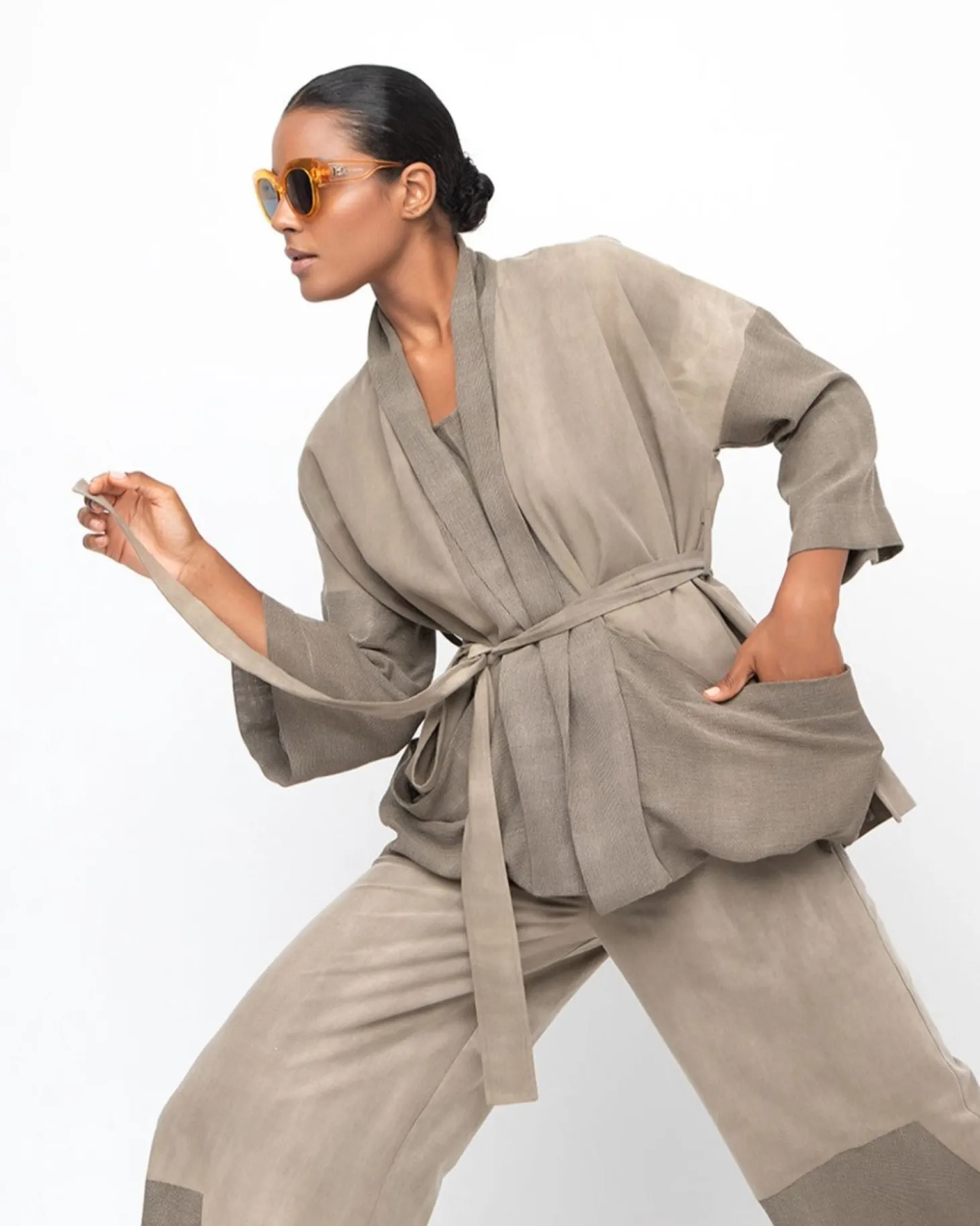 Ozai N Ku Dune Waist Jacket, Sahara