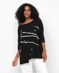 Ozai N Ku Inkblot Tee, Black