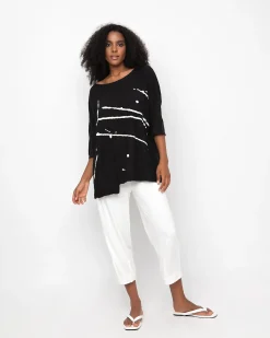 Ozai N Ku Inkblot Tee, Black