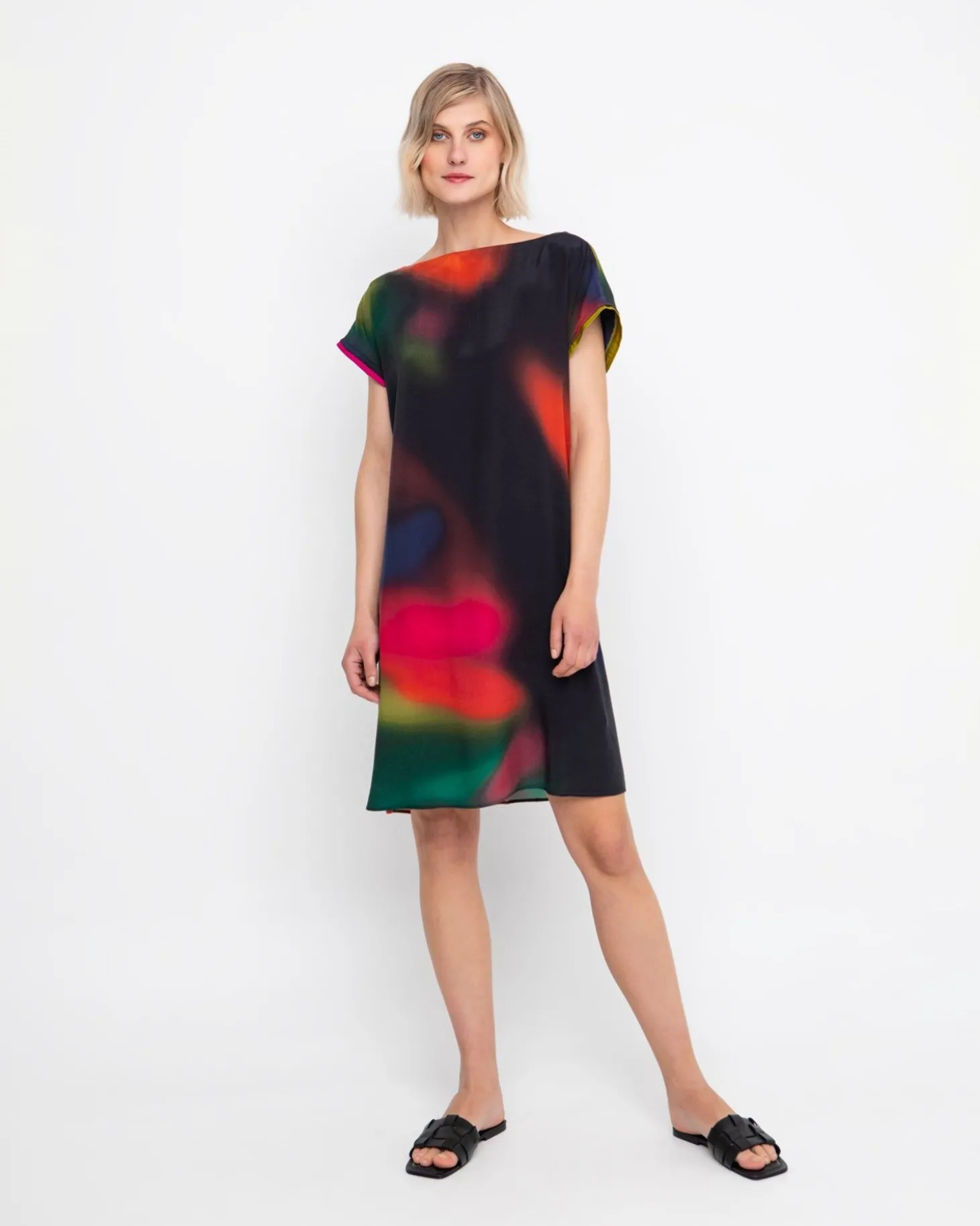 Ozai N Ku Northern Lights Shift Dress, Fall