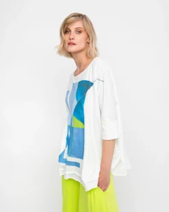 Ozai N Ku Oversized Tee, Seaview