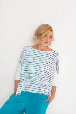 Ozai N Ku Oversized Top, Rivulet